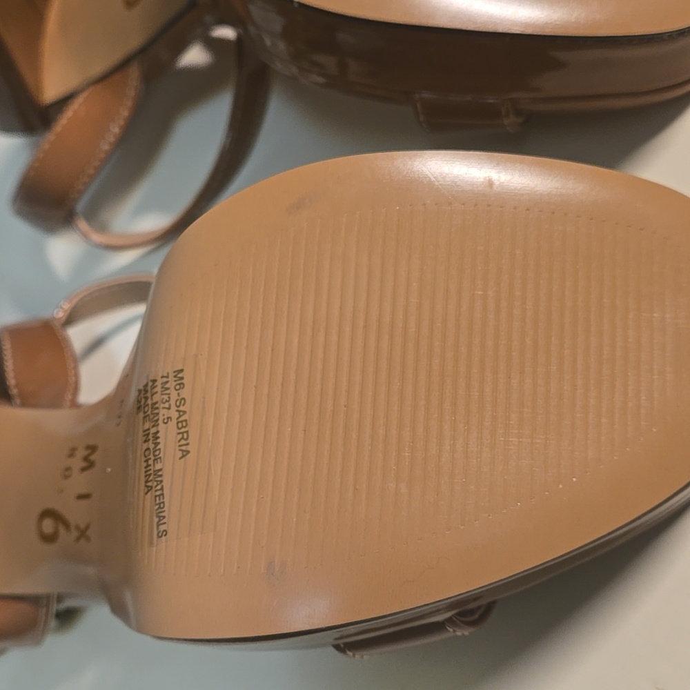 Mix No. 6 Sabria Womans 7 Chunky Heel Sandal - Picture 7 of 8